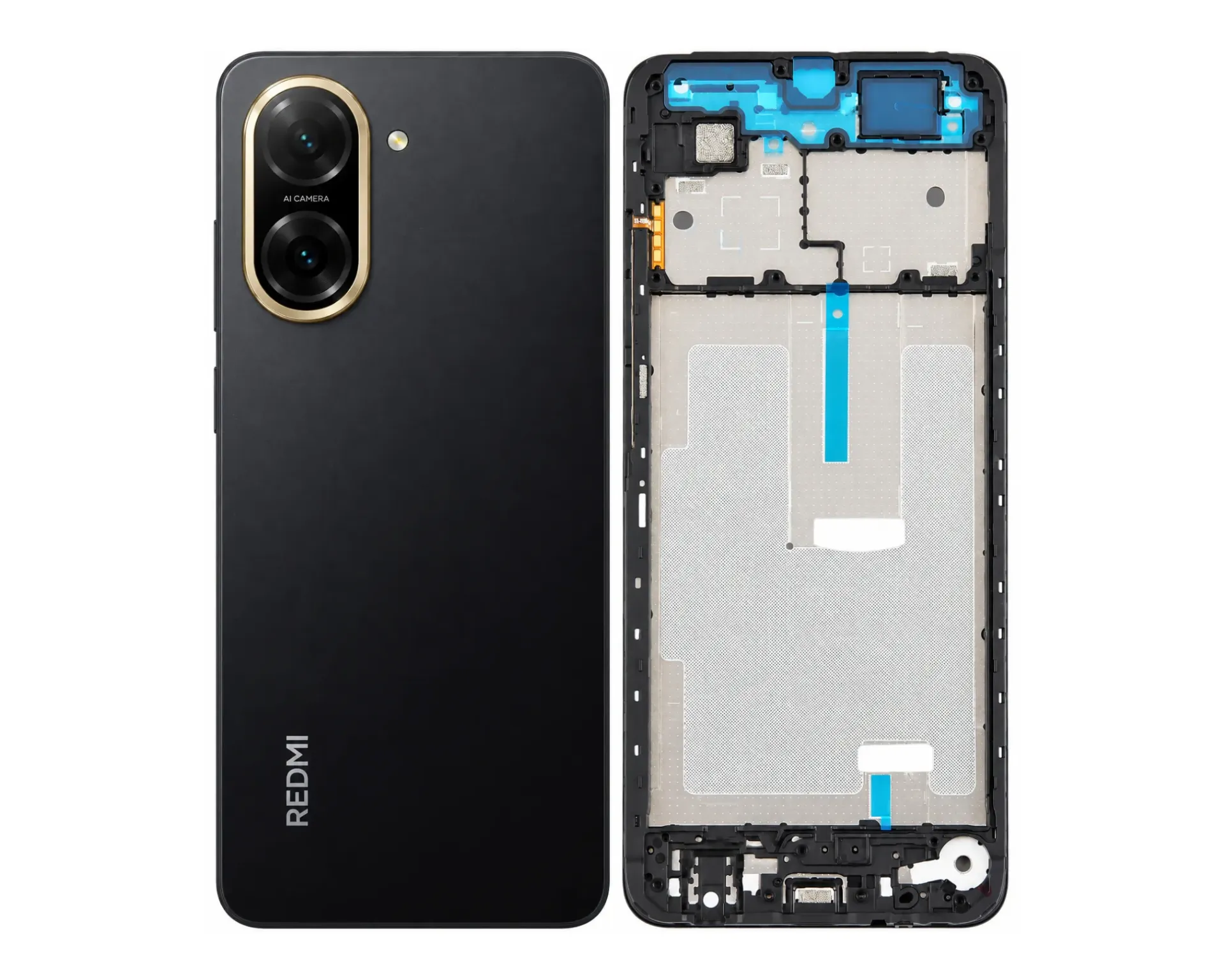 [HS6MiA5-3-2] Redmi A(5) Complete Housing (3 in 1) (BLACK)