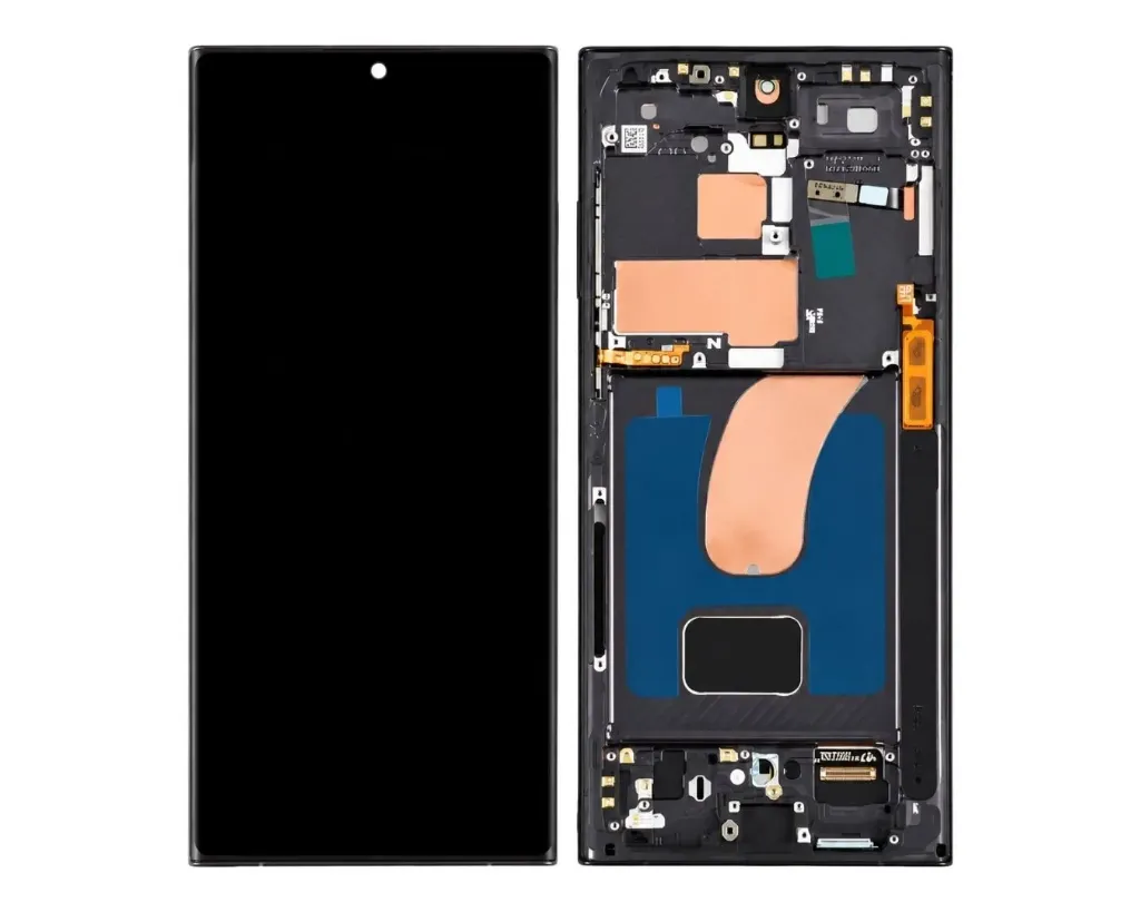 Samsung S(23) Ultra Fresh Full Display With Ring OGS Unit (BLACK)