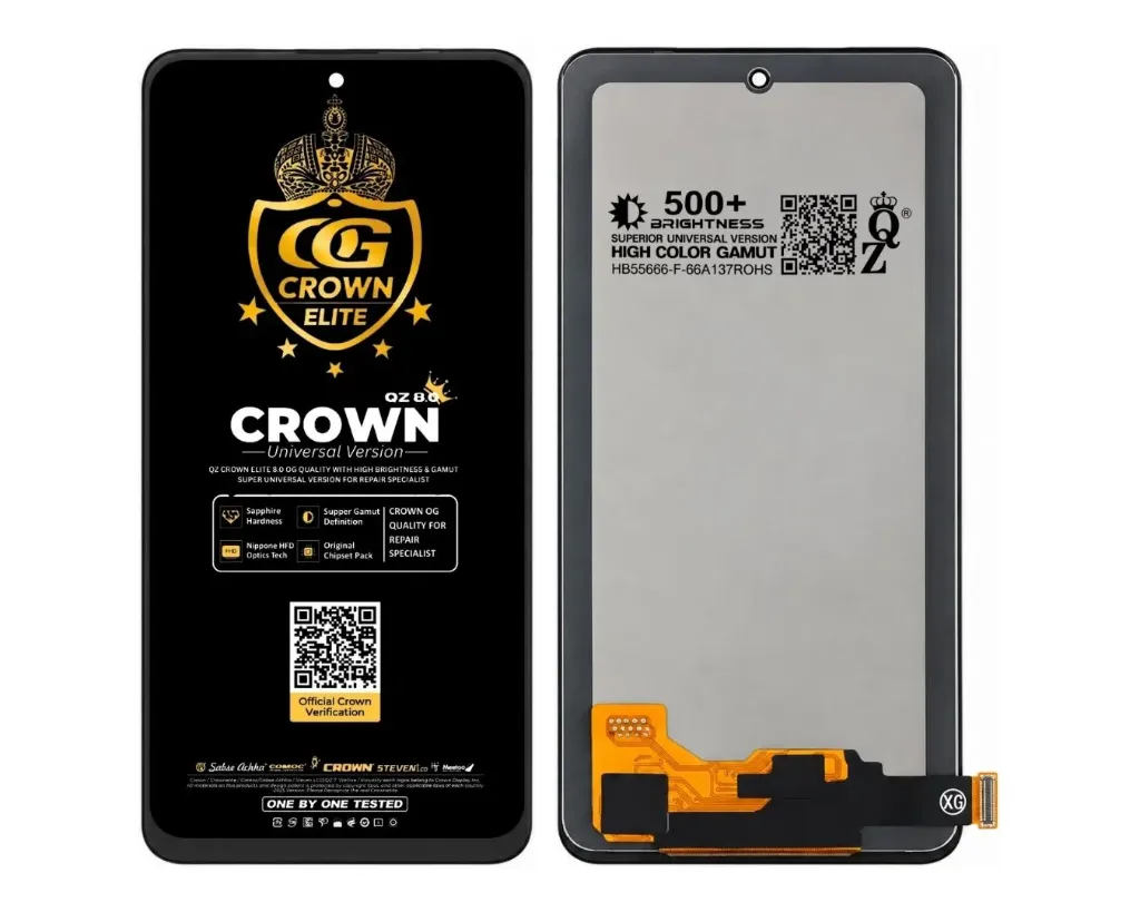 [OGSMiNT11F4W-10-2] Redmi Note (11) Fresh Full Display Without Ring Crown OGS Unit (BLACK)