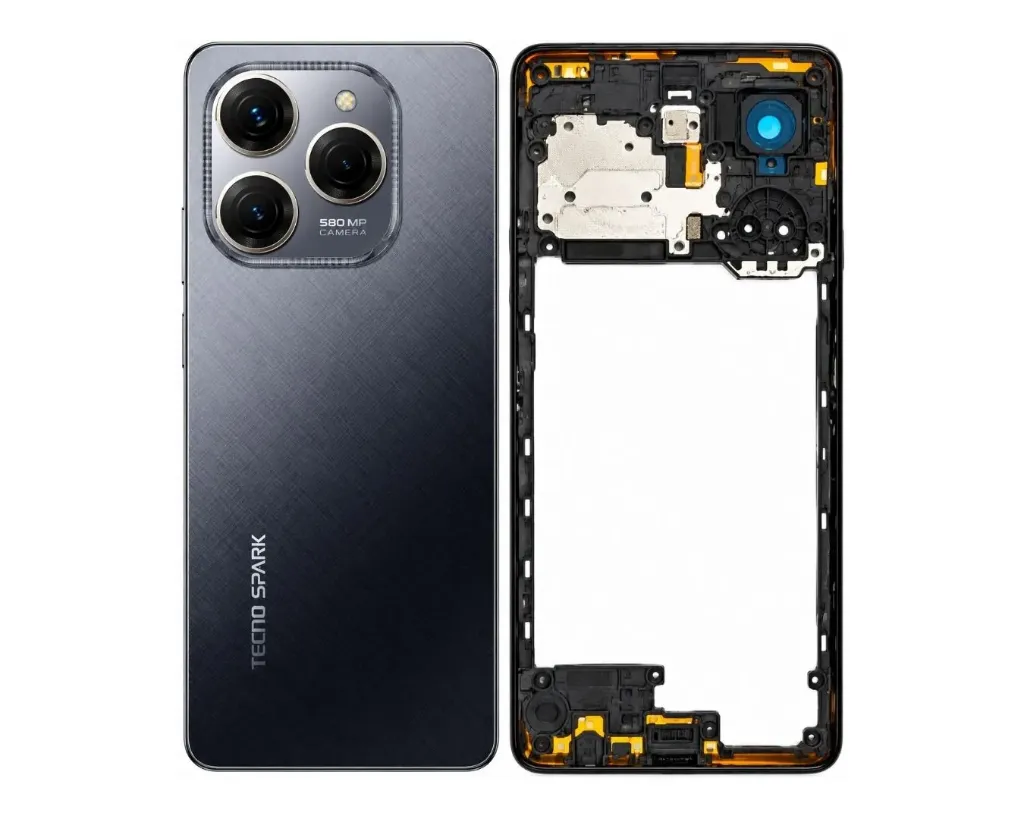 [HS8TESPR20PR-3-2] Tecno Spark (20) Pro Middle Ring (BLACK)