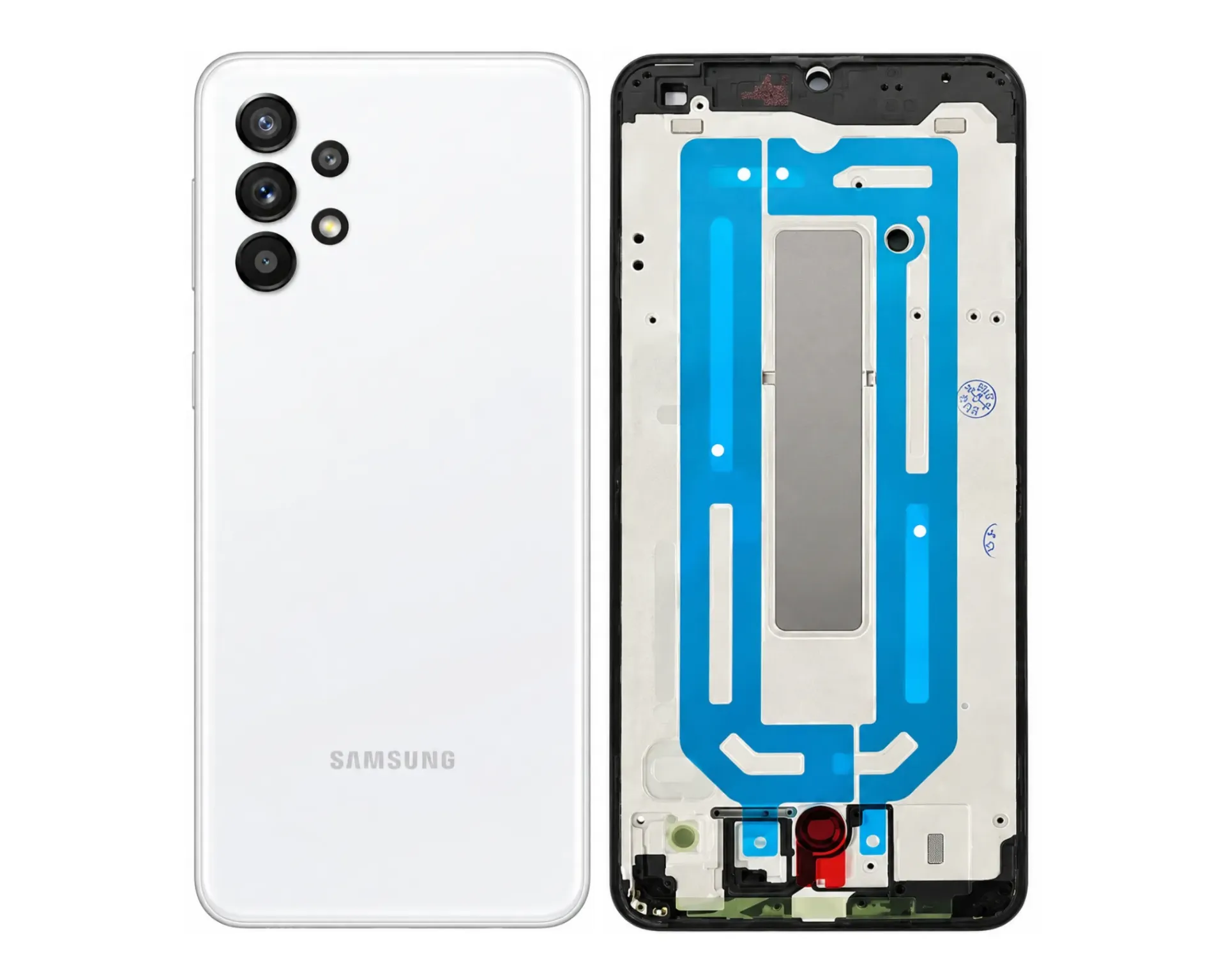 [HS6SA32-3-1] Samsung A(32) Complete Housing (3 in 1) (WHITE)