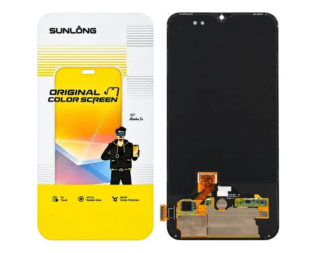 One Plus (6)T iC Fresh Full Display Without Ring Sunlong LED Unit (BLACK)