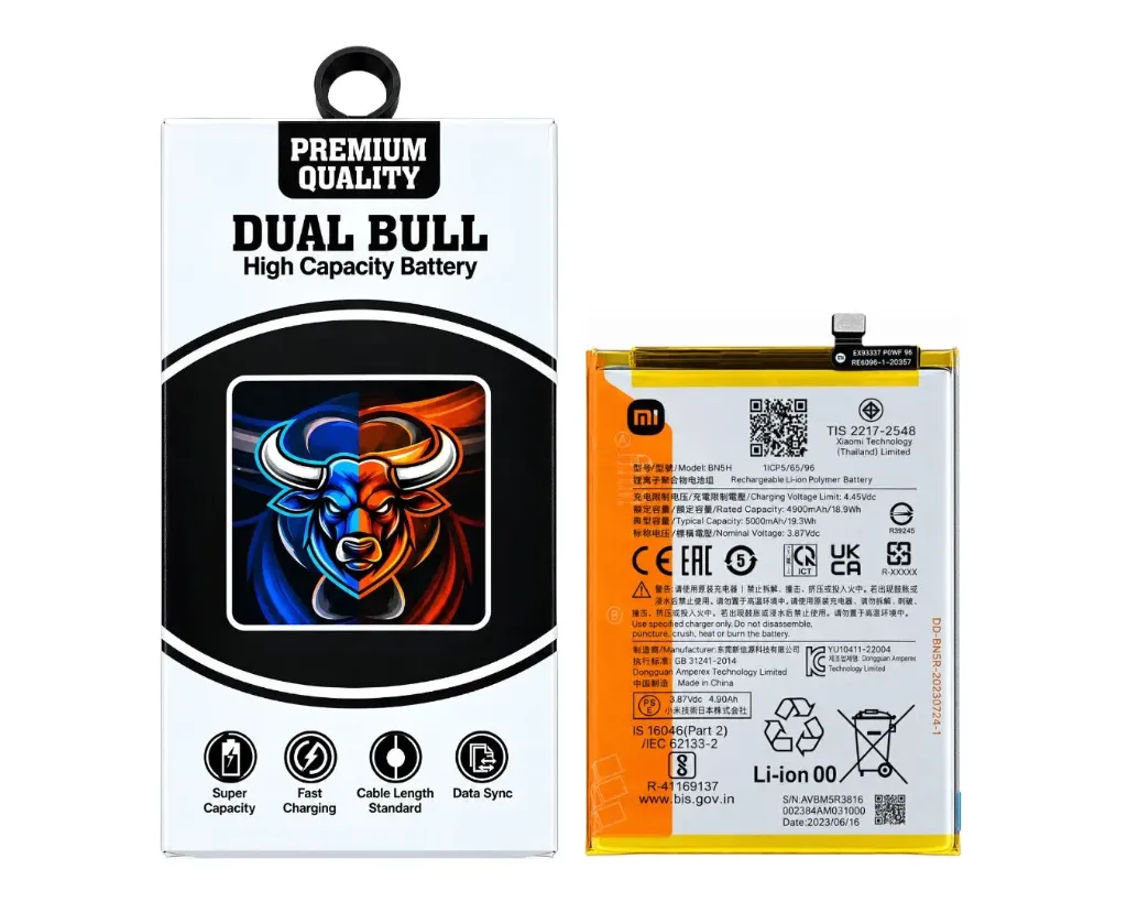 [BTMiBM5R-14] Redmi (12) (5G) Battery Top Star (BM5R)
