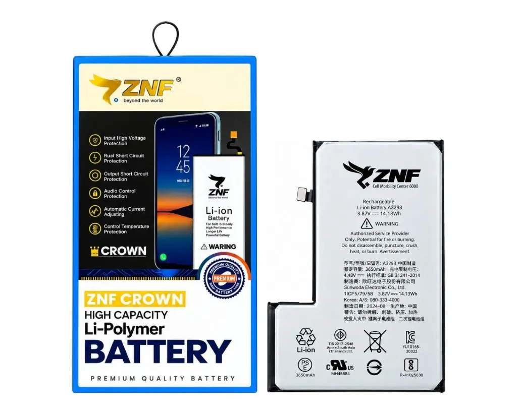 [BTiP16PR-10] iPhone (16) Pro Battery ZNF