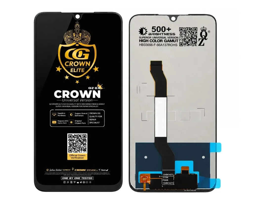 [UTCMiNT8-10-2] Redmi Note (8) Crown LCD Unit (BLACK) 