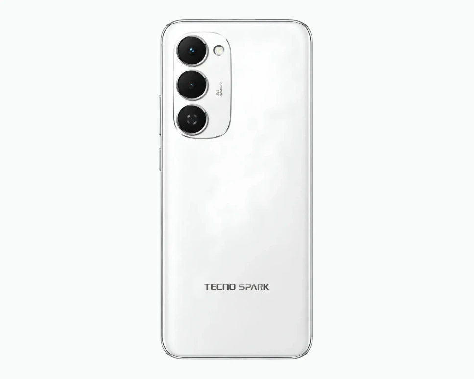 [HS9TESPR40PRPL-3-7] Tecno Spark (40) Pro Plus Only Back (SILVER)