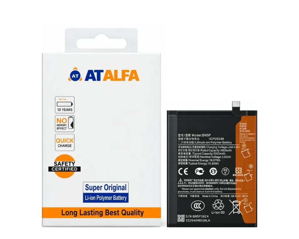 [BTMiBN5P-16] Redmi Note (13) Battery AT Alfa (BN5P)
