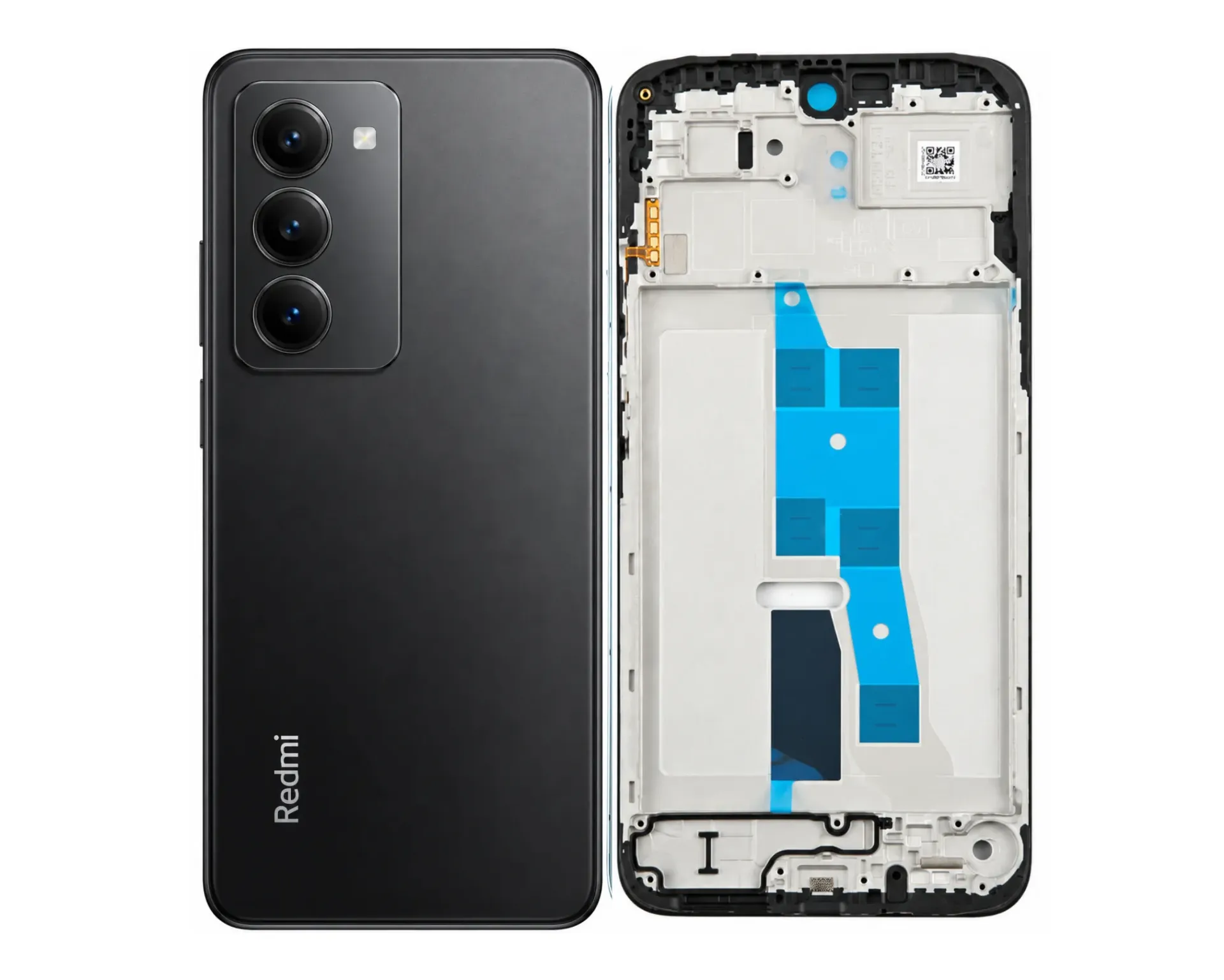 [HS6Mi15-3-2] Redmi (15) Complete Housing (3 in 1) (BLACK)