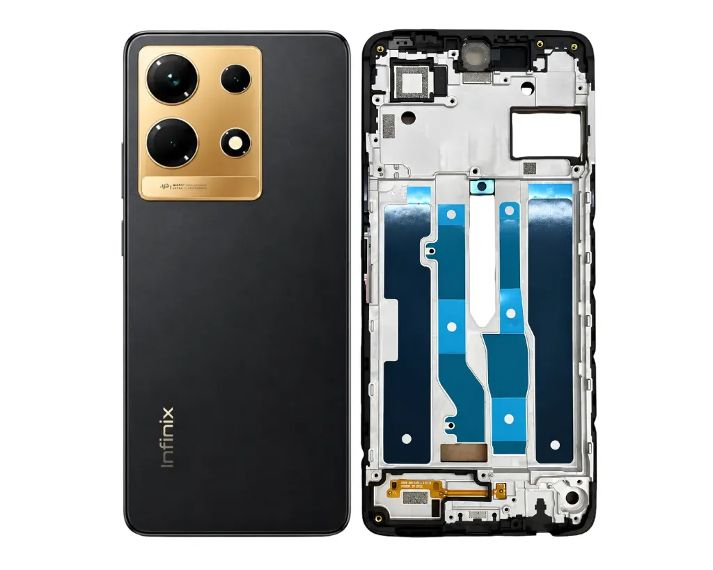 [HS6iNNT30PR-3-2] infinix Note (30) Pro X(678) Complete Housing (3 in 1) (BLACK)