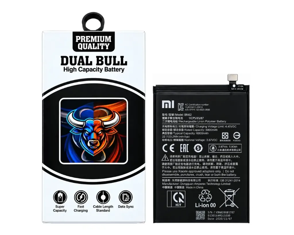 [BTMiBN62-14] Redmi (9)T Battery Top Star (BN62)