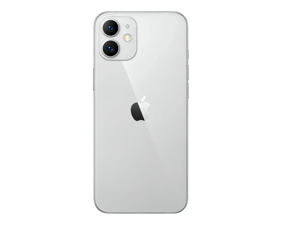 [HS9iP12MiN-3-1] iPhone (12) Mini Only Back (WHITE)