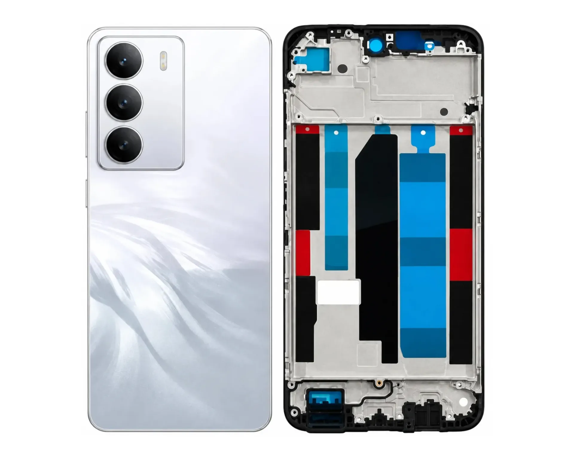 [HS6REC71-3-1] Realme C(71) Complete Housing (3 in 1) (WHITE)