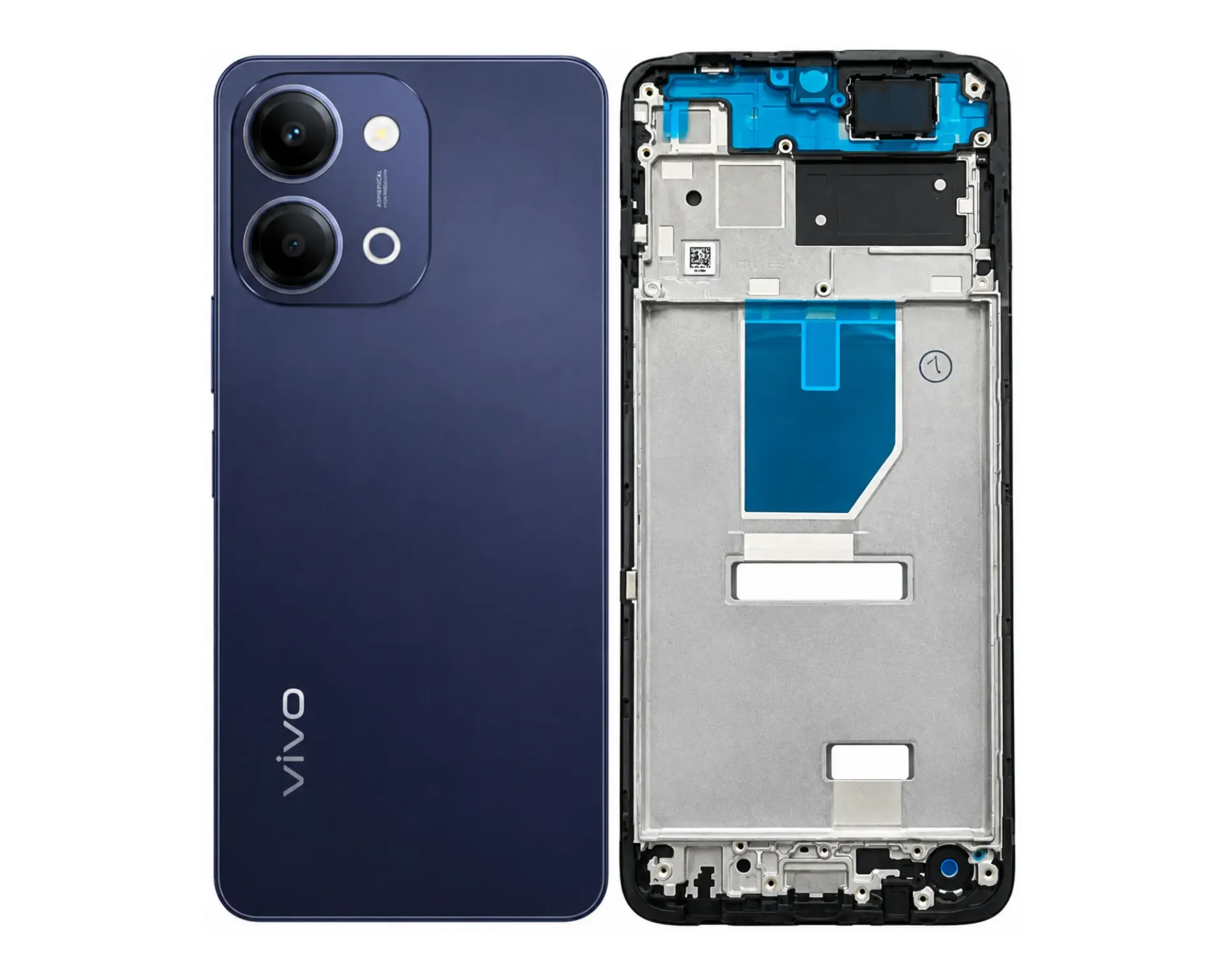 [HS6ViY11D-3-2] Vivo Y(11)D Complete Housing (3 in 1) (BLACK)