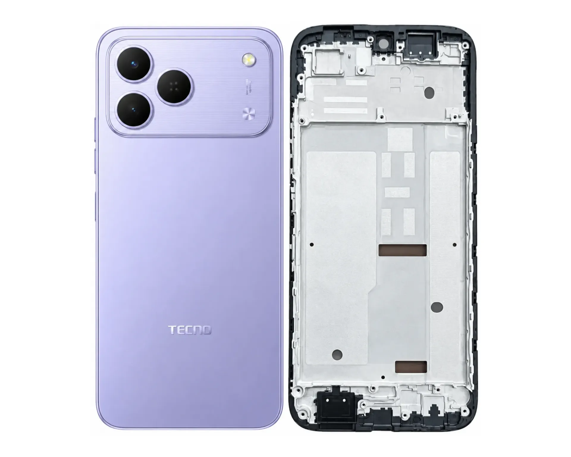 [HS6TESPR50-3-16] Tecno Spark (50) Complete Housing (3 in 1) (SKY BLUE)