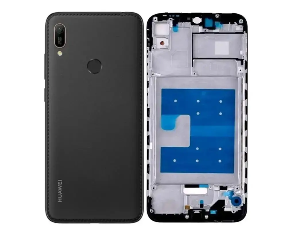 [HS6HUY6PM(19)-3-2] Huawei Y(6) Prime (2019) Complete Housing (2 in 1) (BLACK)