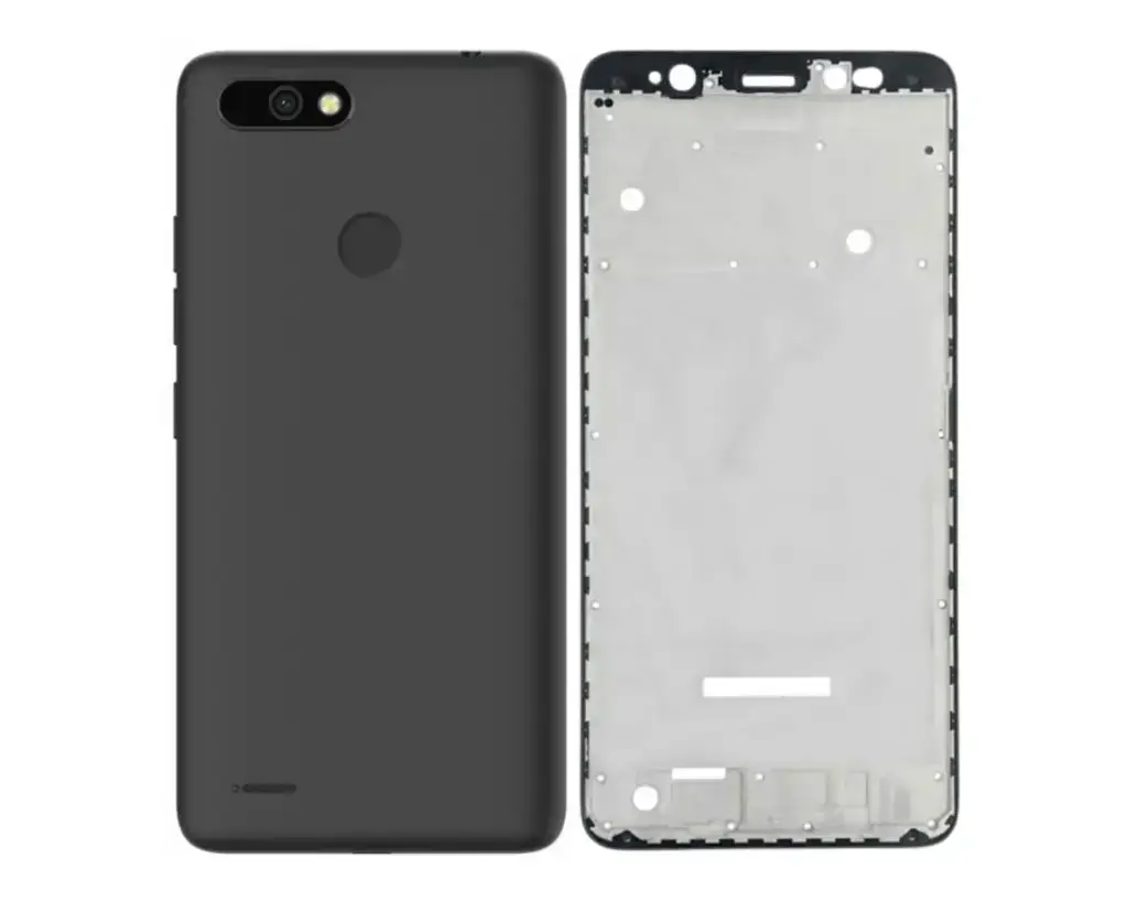 [HS6TEPOP2F-3-2] Tecno Pop (2)F Complete Housing (2 in 1) (BLACK)