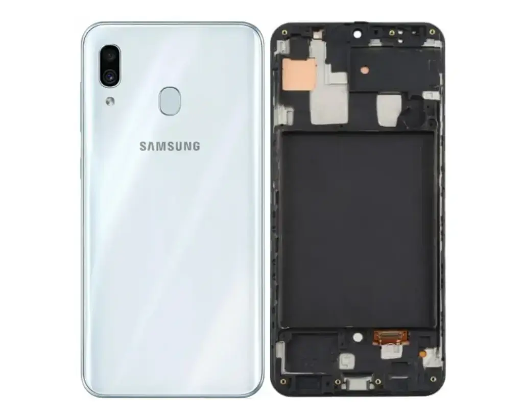 [HS6SA30-3-1] Samsung A(30) Complete Housing (3 in 1) (WHITE)