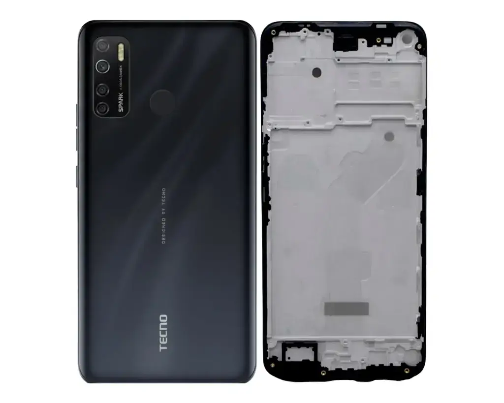 [HS6TESPR5PR-3-2] Tecno Spark (5) Pro Complete Housing (2 in 1) (BLACK)