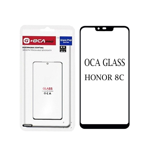 [TGHUHN8C-2-2] Huawei Honor (8)C OCA Glass (BLACK)