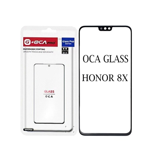 [TGHUHN8X-2-2] Huawei Honor (8)X OCA Glass (BLACK)