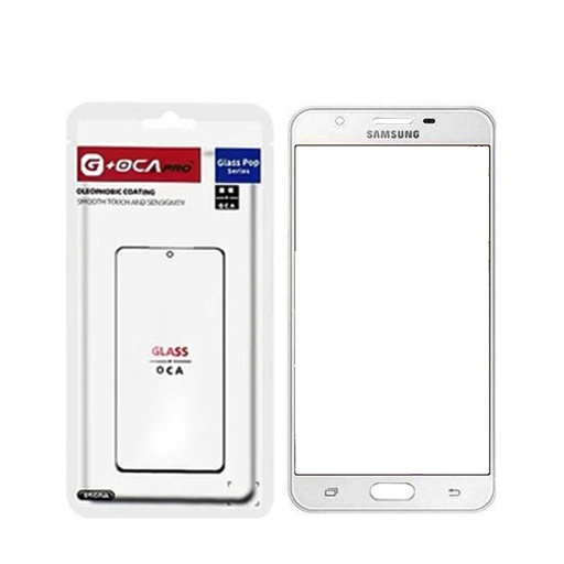 [TGSJ7PM-2-1] Samsung J(7)Prime OCA Glass White