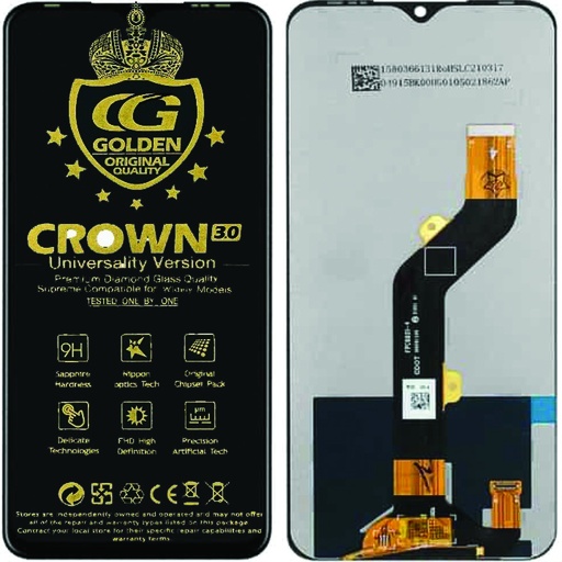 [UTiNX689-1-3] Infinix Hot (10)S X(689) Crown Unit (BLACK) 