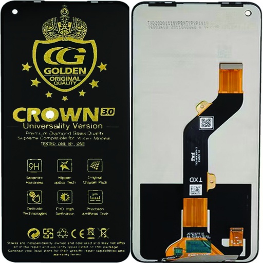 [UTiNX682-1-3] Infinix Hot (10) X(682) Crown Unit (BLACK) 