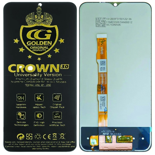 [UTViY20-1-3] Vivo Y(20) Crown Unit (BLACK) 
