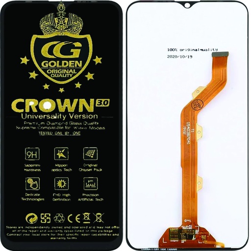 [UTiNX650-1-3] infinix Hot (8) X(650) Crown Unit (BLACK) 