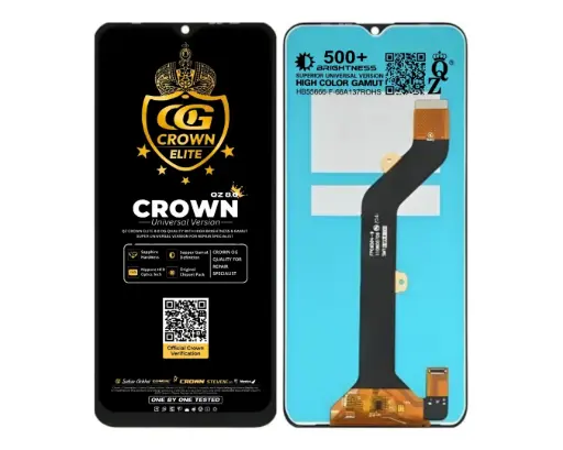 [UTCTESPR7-10-2] Tecno Spark (7) Crown LCD Unit (BLACK) 