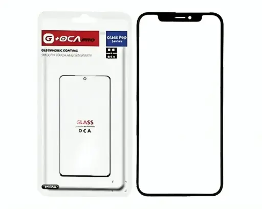 [TGiPX-2-2] iPhone (X) OCA Glass (BLACK)