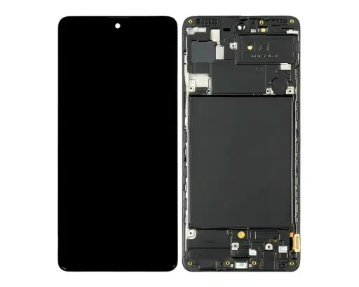 [UTE2SA71F4R-1-2] Samsung A(71) iC Fresh Full Display With Ring LED Unit (BLACK)  