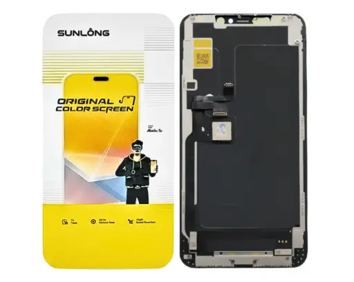 [OGSiP11PR-6-2] iPhone (11) Pro Sunlong OGS Unit (BLACK)